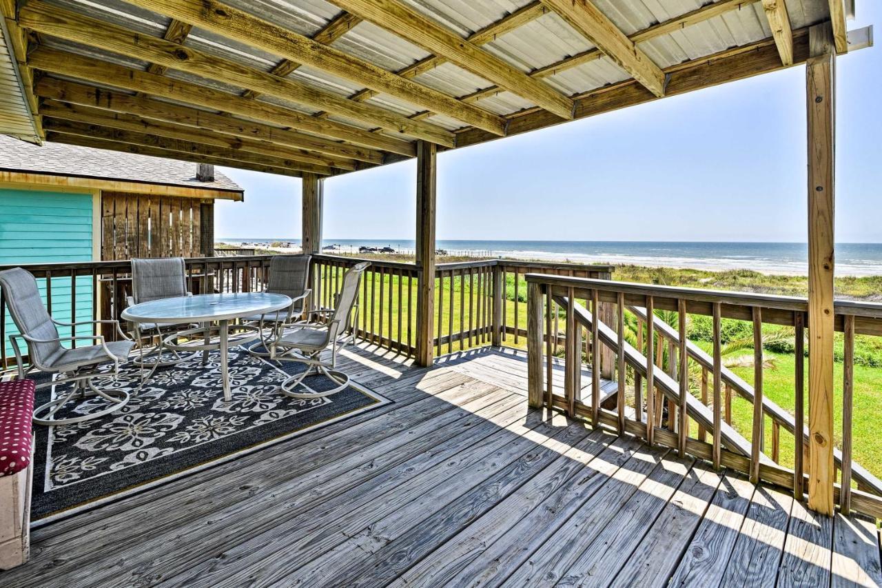 Galveston Beach House With Private Deck And Gulf Views Ngoại thất bức ảnh