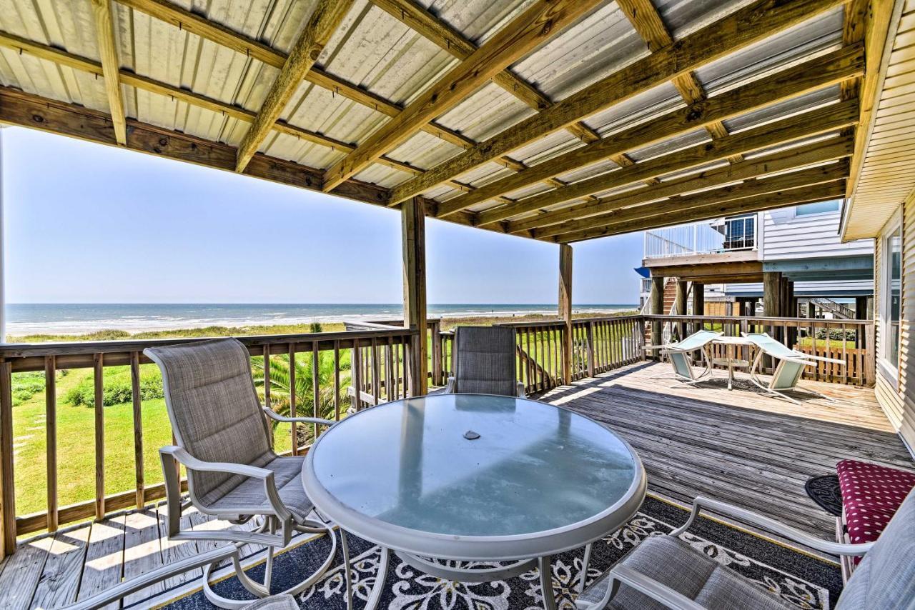 Galveston Beach House With Private Deck And Gulf Views Ngoại thất bức ảnh