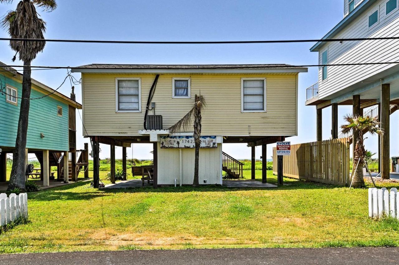 Galveston Beach House With Private Deck And Gulf Views Ngoại thất bức ảnh