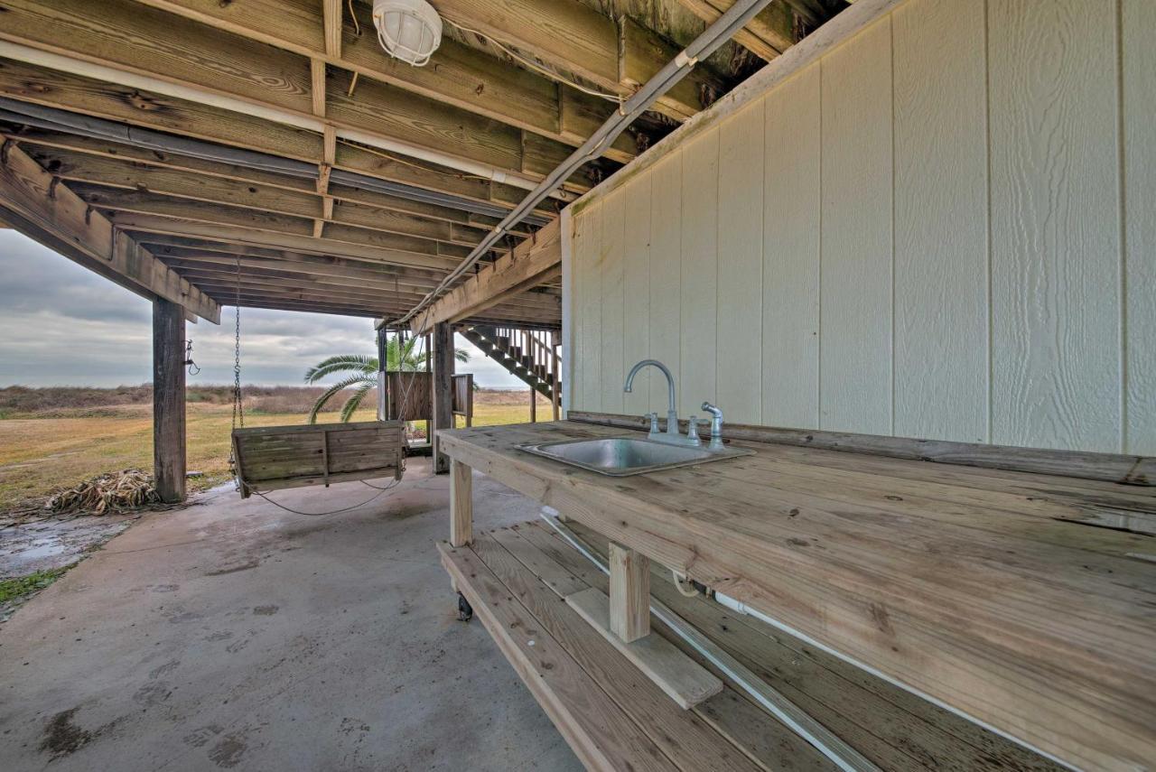 Galveston Beach House With Private Deck And Gulf Views Ngoại thất bức ảnh